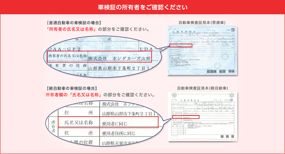 所有権解除について その他 Honda Cars 山形 株式会社ホンダ四輪販売 南 東北 山形県のhonda正規ディーラー